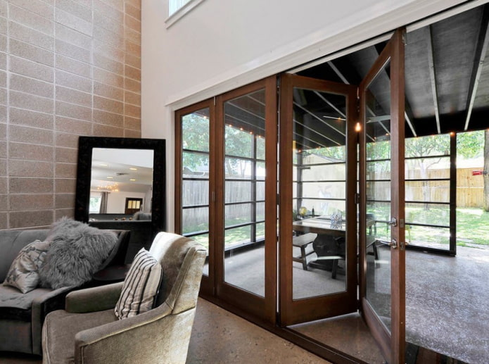 schuifpanelen voor een terras