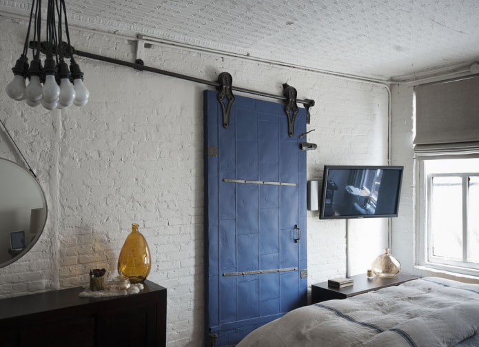 schuifpanelen in de loft-stijl