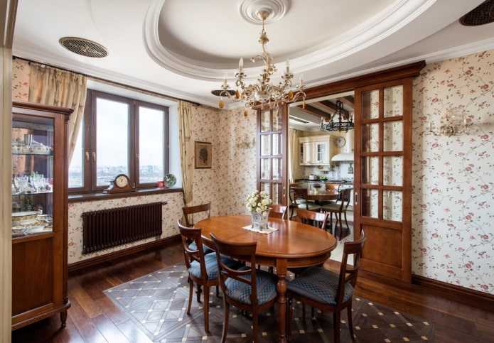 schuifpanelen in klassieke stijl