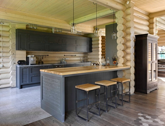 brede bar in huis
