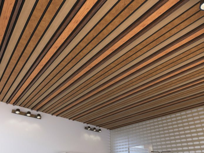 kubusvormige lattenhangconstructie