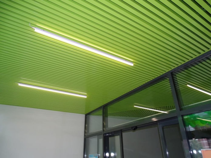 kubusvormige lattenhangconstructie