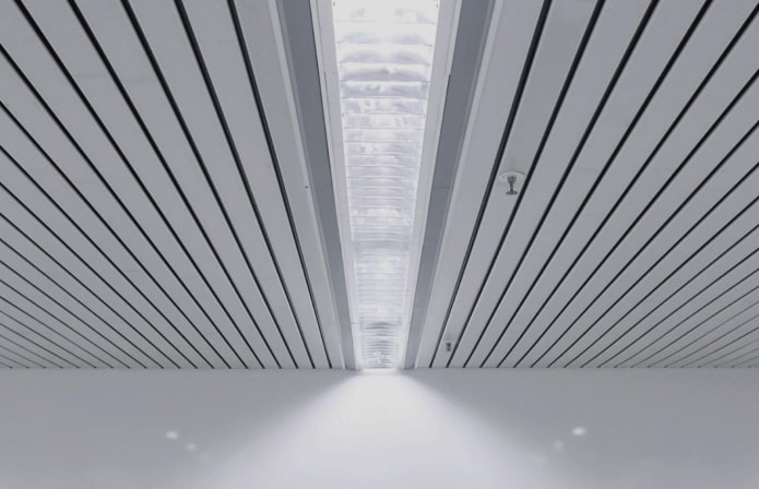 lamellen langs geplaatst