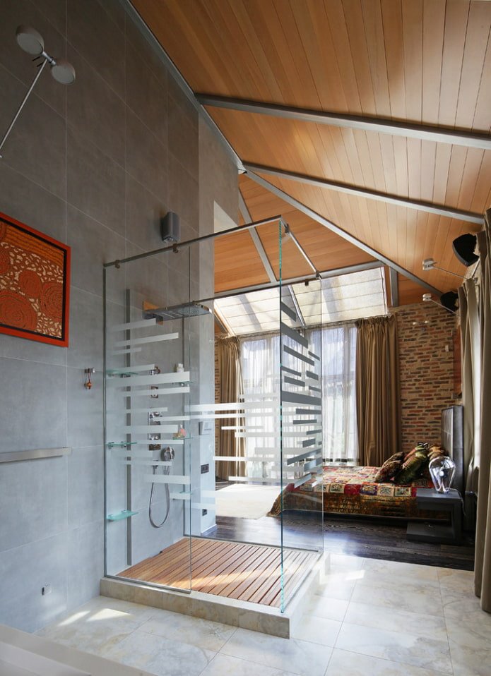 houten lattenhangconstructie