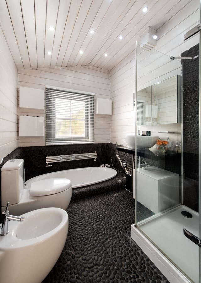 lamellenhangconstructie in de badkamer