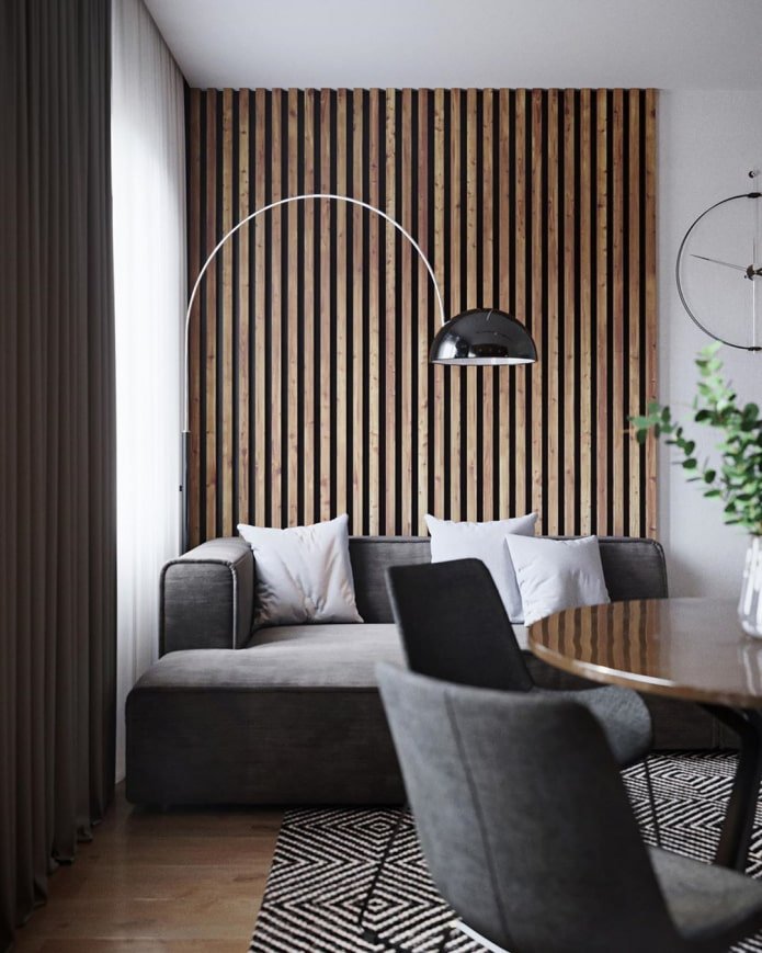 schermen achter de bank