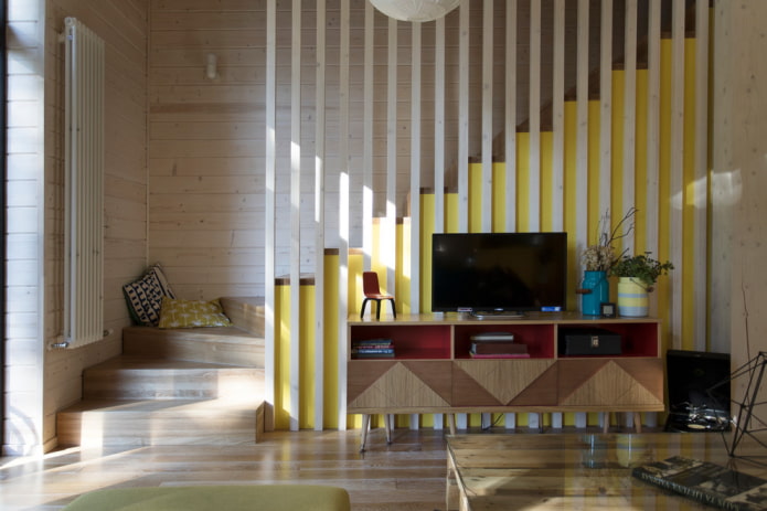 lamellen in plaats van leuningen