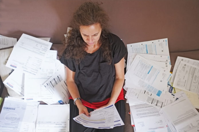 papierwerk invullen