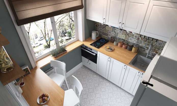 Renovatie van een Chroesjtsjovka met twee kamers voor 800 duizend roebel + voor- en nafoto's