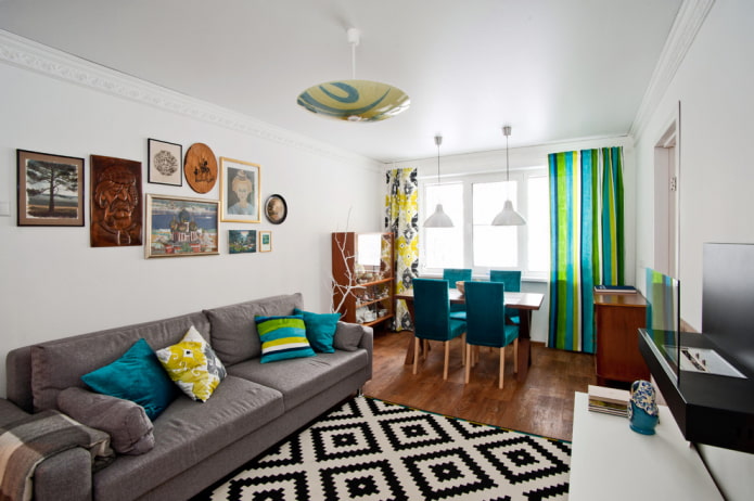 plafondafwerking in een Chroesjtsjovisch appartement