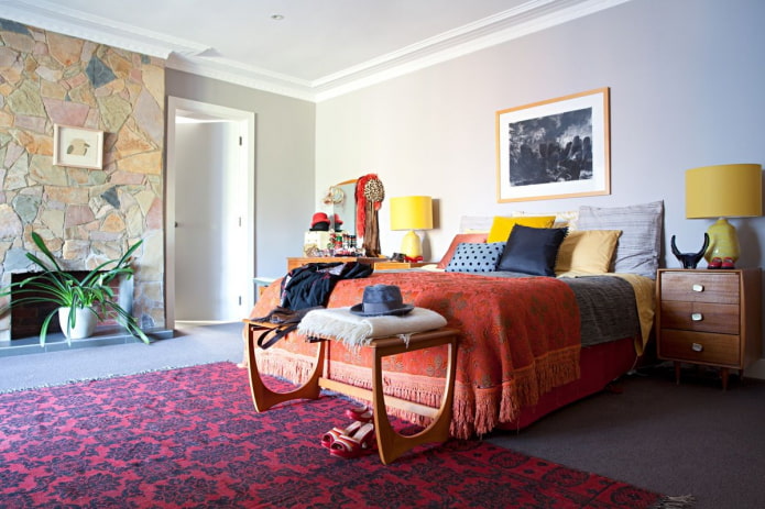 retro style interior decor