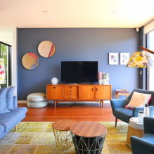 Retro-stijl interieurontwerp 4