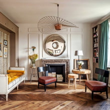 Retro-stijl interieurontwerp 3