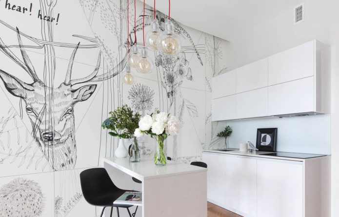 moderne muurschildering