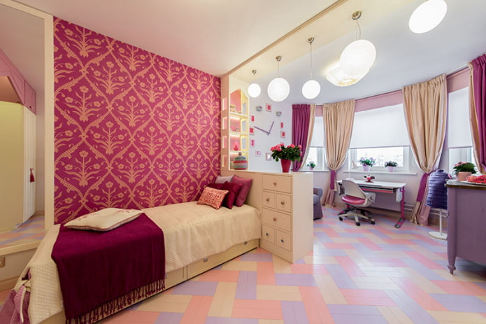 roze kinderkamer