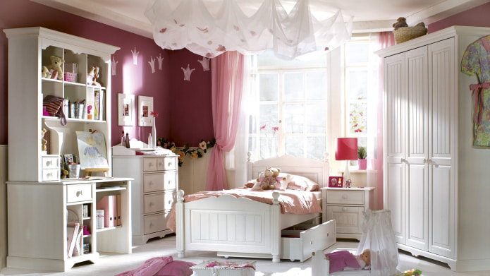 sluier in de kinderkamer