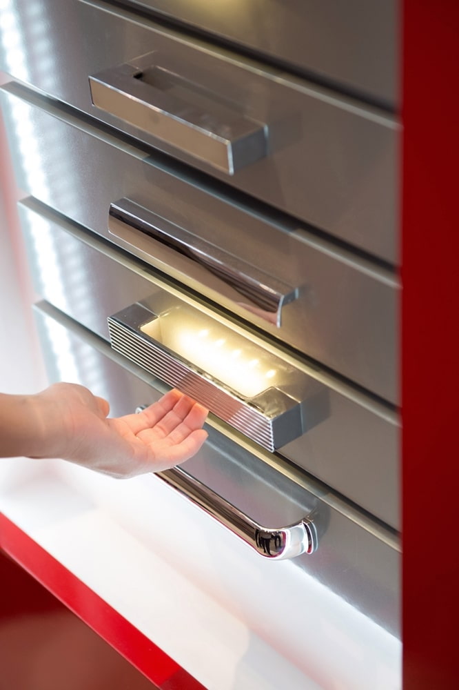 meubelgreep met achtergrondverlichting