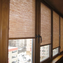 Rolgordijnen voor balkon of loggia: soorten, materialen, kleur, design, bevestiging-3