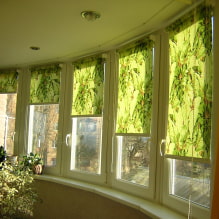 Rolgordijnen voor balkon of loggia: soorten, materialen, kleur, design, bevestiging-8