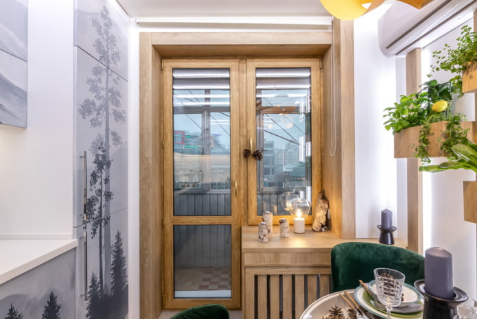 rolgordijn voor een balkondeur