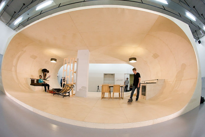 skateboardhuis in Malibu