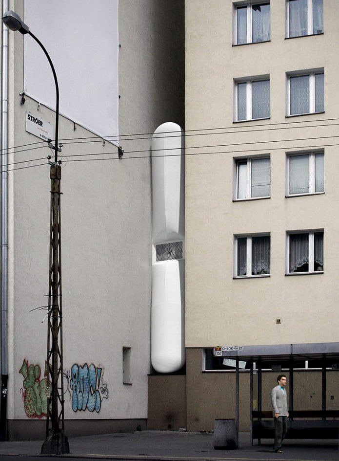 Keret-huis in Warschau