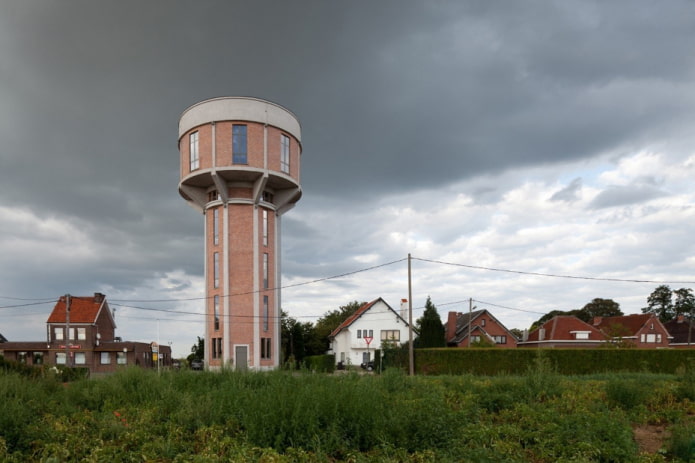 huis gemaakt van een watertoren in Belgi?