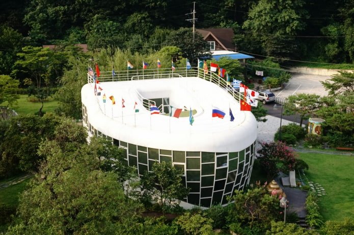 toiletgebouw in Zuid-Korea
