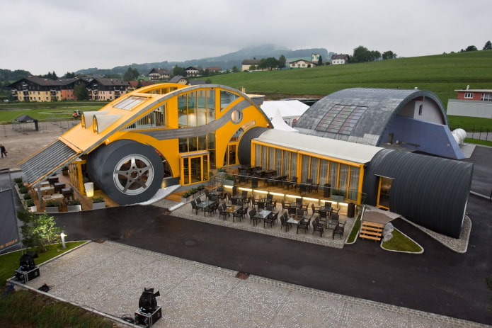 auto-restaurant in Oostenrijk