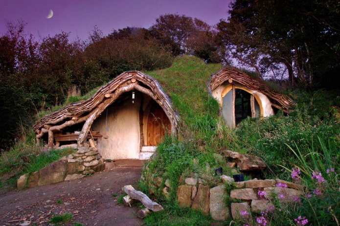 hobbithuis in Wales