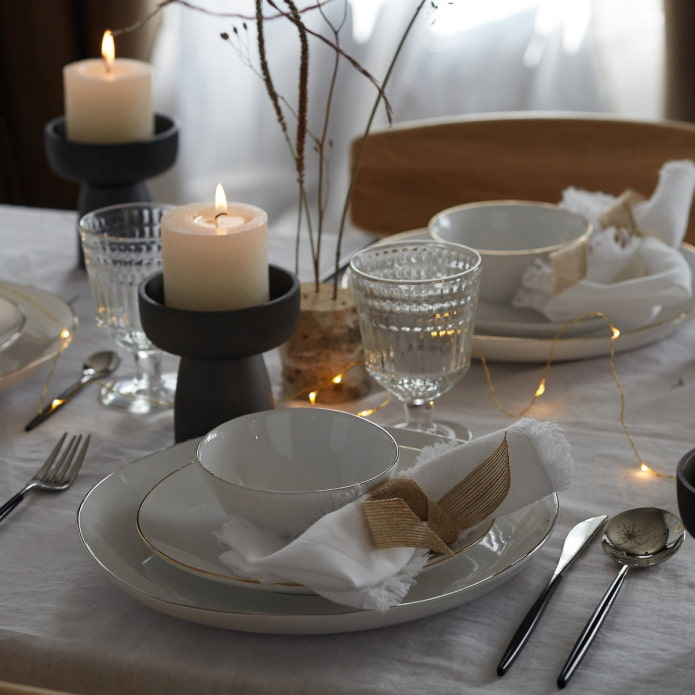 slinger in tafelsetting