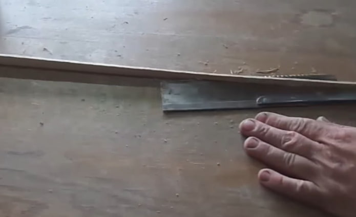 overtollig materiaal afsnijden