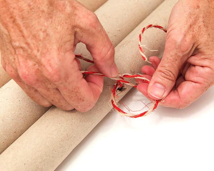 Een knoop leggen