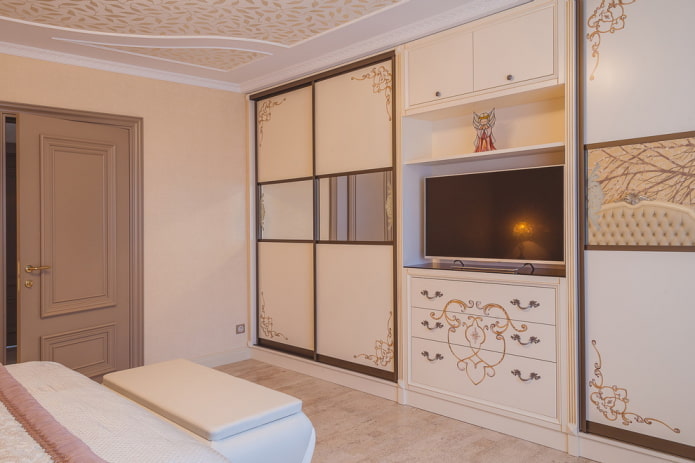 Combinatiekast met ladekast