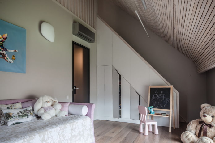 kast onder de trap in een priv?woning