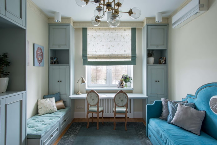 blauwe kinderkamer 