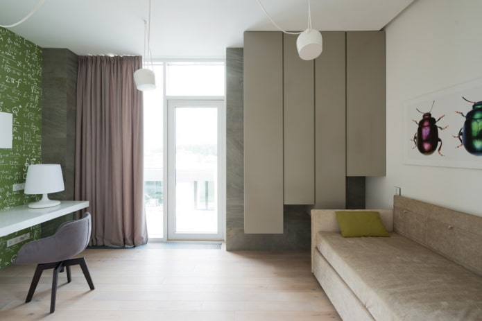 wandkast in een kinderkamer