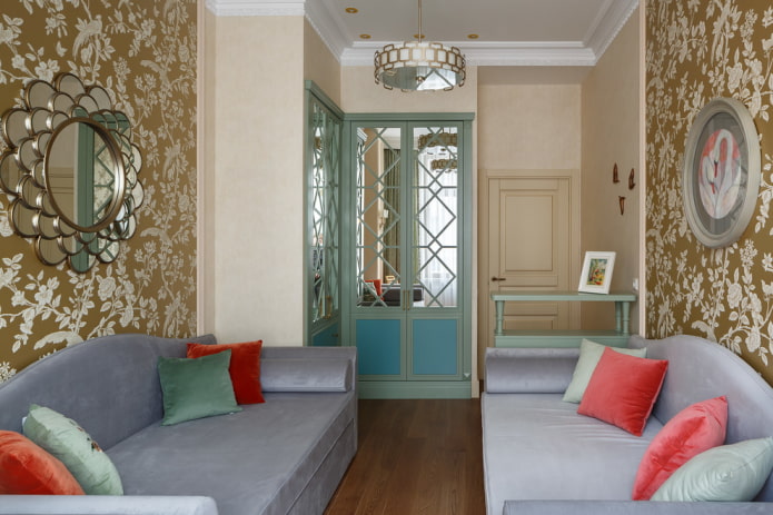 hoekkast in het interieur van de kinderkamer