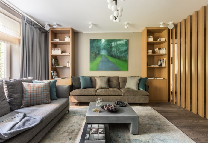 hoge kasten in het interieur van de hal
