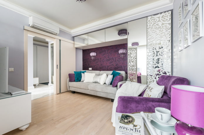 kledingkast in het interieur van de woonkamer
