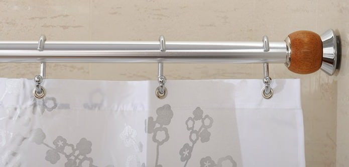 ringen voor het bevestigen van een douchegordijn