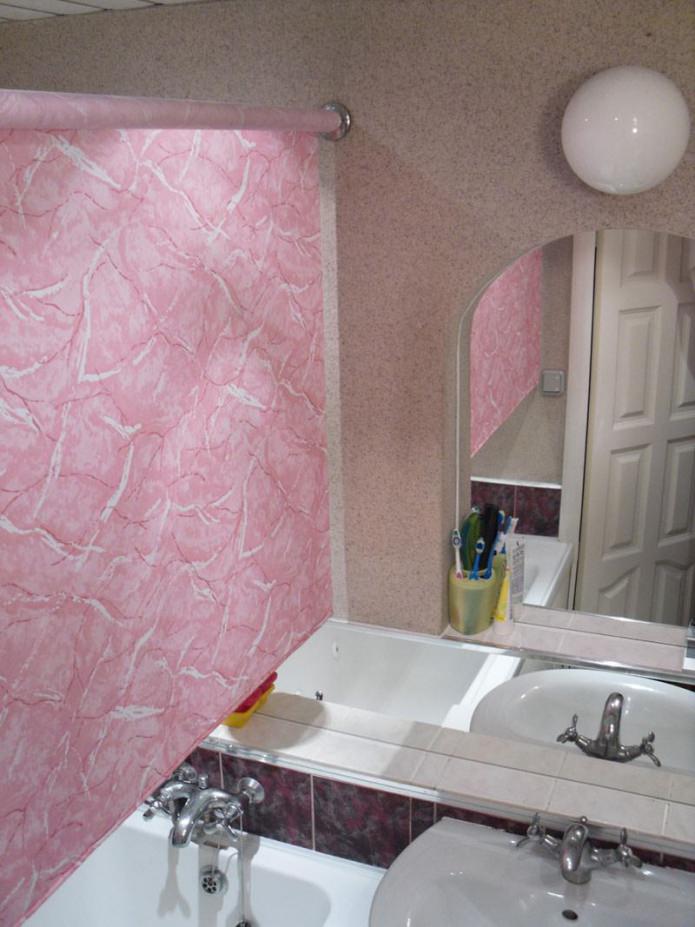 rolgordijn voor de badkamer