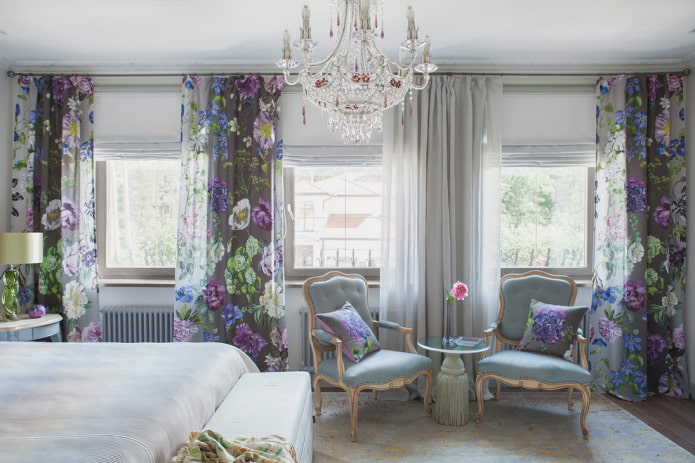 gordijnen in de slaapkamer