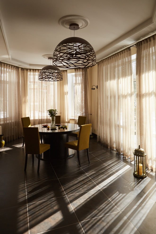 Gordijnen in de woonkamer