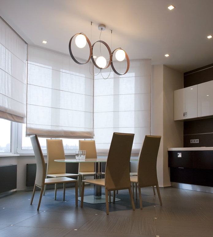 vouwgordijnen van voile