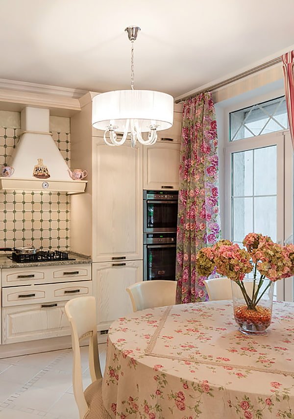 sluier met bloemenprint