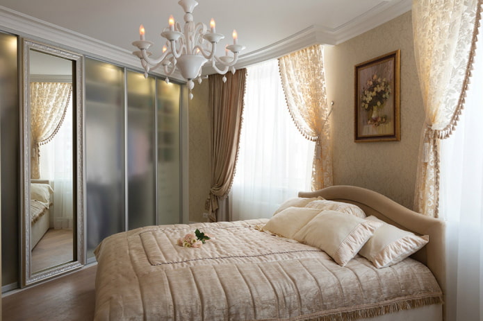 gordijnen in de slaapkamer