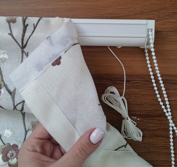 gordijn op klittenband