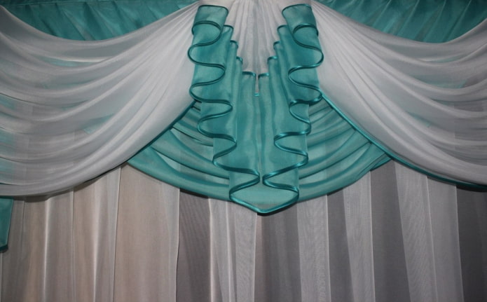 organza lambrequin 