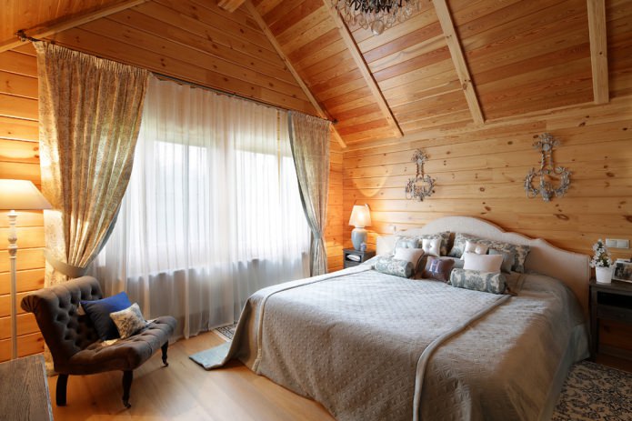 gordijnen in de slaapkamer